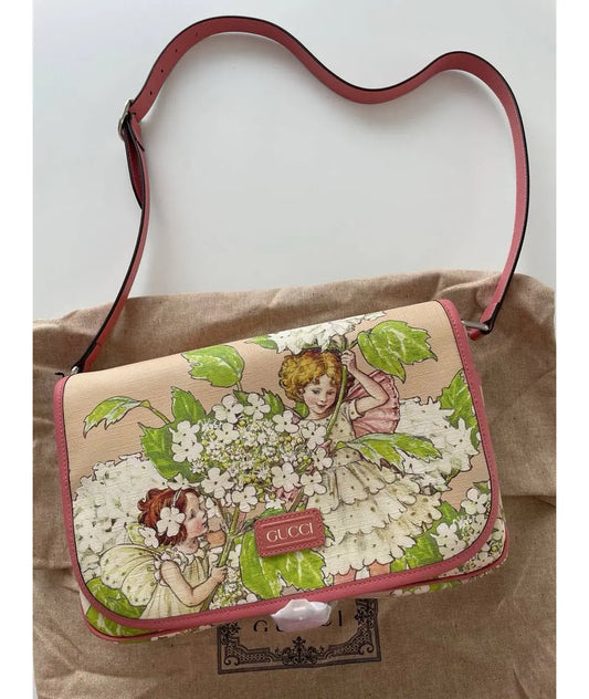 Gucci Red Kids Strawberry Fairy cross-body bag