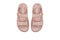 Dior Rose Nude Calfskin Logo Sandals - 37